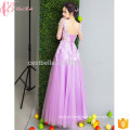 Hot-selling Purple A Line Appliqued Evening Party Cocktail Dress For Women